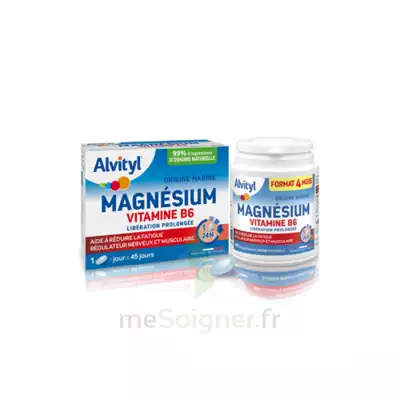 Alvityl Magnésium Vitamine B6 Libération Prolongée Comprimés Lp B/45 à CARPENTRAS